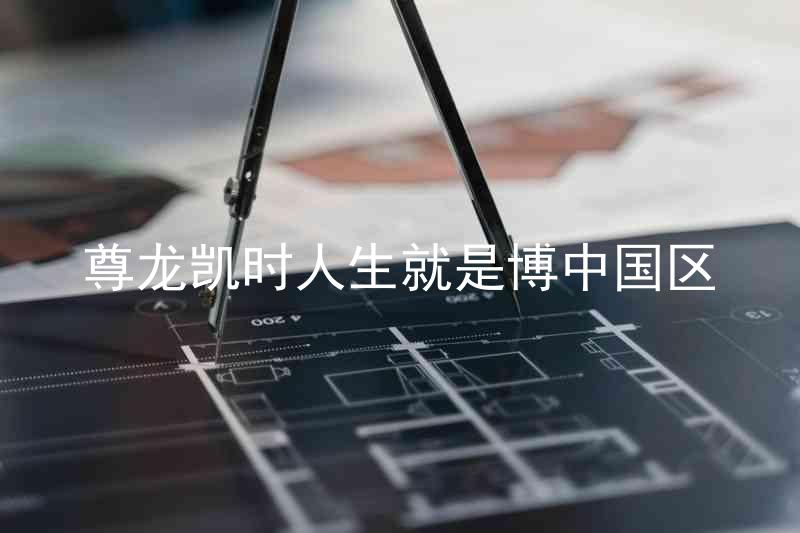 尊龙凯时人生就是博中国区